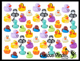 Costume Ducks -  Halloween Theme Rubber Duckies - Spooky Duck for Party or Trick or Treat Dressed Up