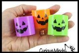 Halloween 144 Piece Small Toy Set - Sticky Bats, Witches Potion Slime, and Spring Coils - Trick or Treat (12 Dozen)