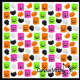 Halloween 48 Piece Small Toy Set - Sticky Mochi Characters, and Jack O Lantern Spring Coils - Trick or Treat (4 Dozen)