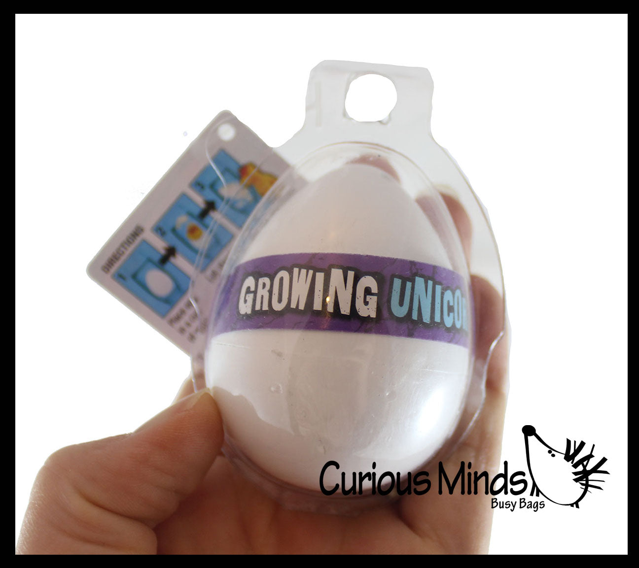 Hatch and Grow a Unicorn Egg in Water - Add Water and it Grows - Girl Critter Toy Bath - Soak in Water and It Expands