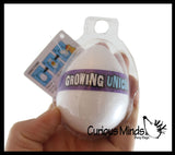 Hatch and Grow a Unicorn Egg in Water - Add Water and it Grows - Girl Critter Toy Bath - Soak in Water and It Expands