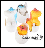 Hatch and Grow a Unicorn Egg in Water - Add Water and it Grows - Girl Critter Toy Bath - Soak in Water and It Expands