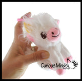 NEW - Highland Cow Plush Stuffed Animals with Clip - Adorable Hairy Farm Animal Toy - Plush - Soft Squishy Animal Plushie Stuffie - Backpack Clip