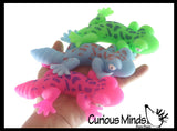 Colorful Scented Soft Wiggly Reptiles Animals - Mochi Floppy and Squishy Fidget
