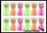 NEW - Moving Foam Hourglass Slime Toy - Mossy, Spongy, Moving, Sensory Compound - Soft Play Sand