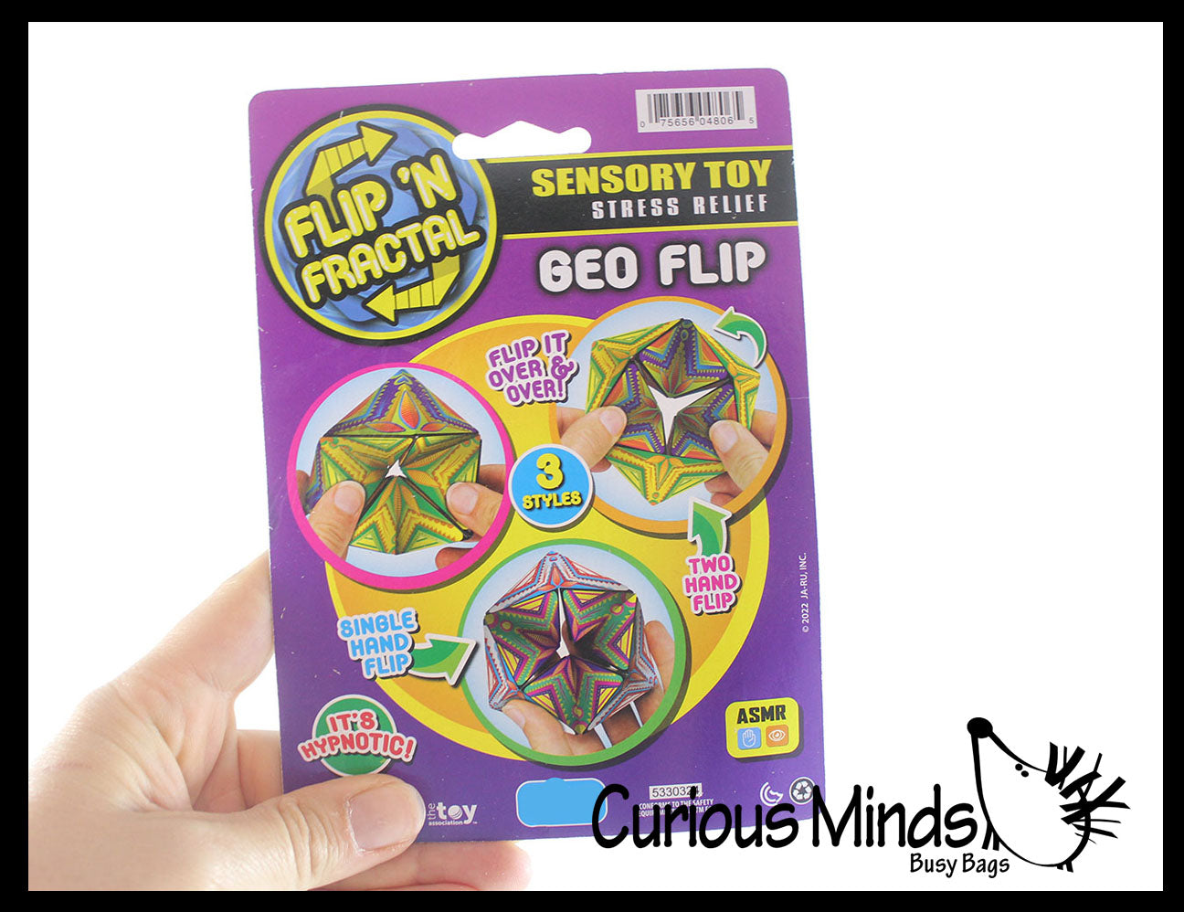 Infinity Flip and Fold Optical Illusion Fidget - Magic Endless Folding Fidget Toy - Flip Over and Over - Bend and Fold Crazy Shapes Puzzle - ADD Anxiety