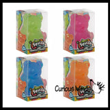 NEW - Gummy Bear Jelly Filled Stress Ball - Squishy Sensory Fidget Toy -  Gel Filling