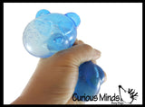 NEW - Gummy Bear Jelly Filled Stress Ball - Squishy Sensory Fidget Toy -  Gel Filling