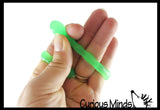 Gummy Worm Squishy Fidget Stretchy Strings - Cute Party Favor - Fake Food Candy Fidget