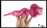 Sand Filled Squishy Colorful Dinosaur - Moldable Sensory, Stress, Squeeze Fidget Toy ADHD Special Needs Soothing Dino