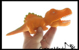 Sand Filled Squishy Colorful Dinosaur - Moldable Sensory, Stress, Squeeze Fidget Toy ADHD Special Needs Soothing Dino