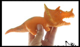 Sand Filled Squishy Colorful Dinosaur - Moldable Sensory, Stress, Squeeze Fidget Toy ADHD Special Needs Soothing Dino