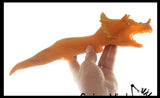 Sand Filled Squishy Colorful Dinosaur - Moldable Sensory, Stress, Squeeze Fidget Toy ADHD Special Needs Soothing Dino