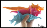 Sand Filled Squishy Colorful Dinosaur - Moldable Sensory, Stress, Squeeze Fidget Toy ADHD Special Needs Soothing Dino