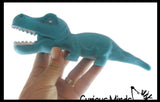 Sand Filled Squishy Colorful Dinosaur - Moldable Sensory, Stress, Squeeze Fidget Toy ADHD Special Needs Soothing Dino