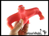 Boxed Sand Filled Stretchy Smash Gorilla Animals - Kong Ape Lover Sensory Fidget Toy Weighted