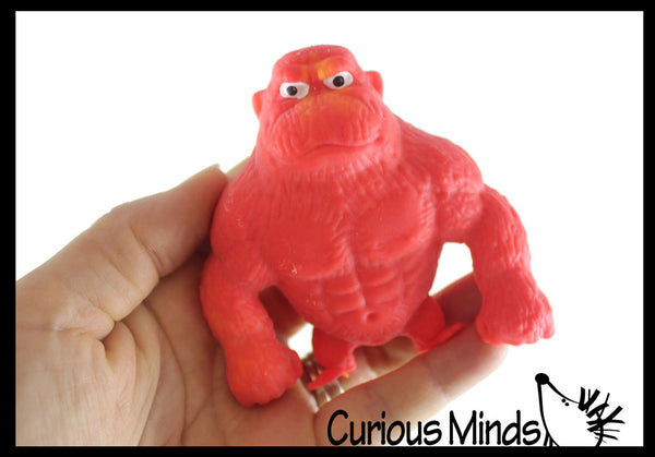 Boxed Sand Filled Stretchy Smash Gorilla Animals - Kong Ape Lover