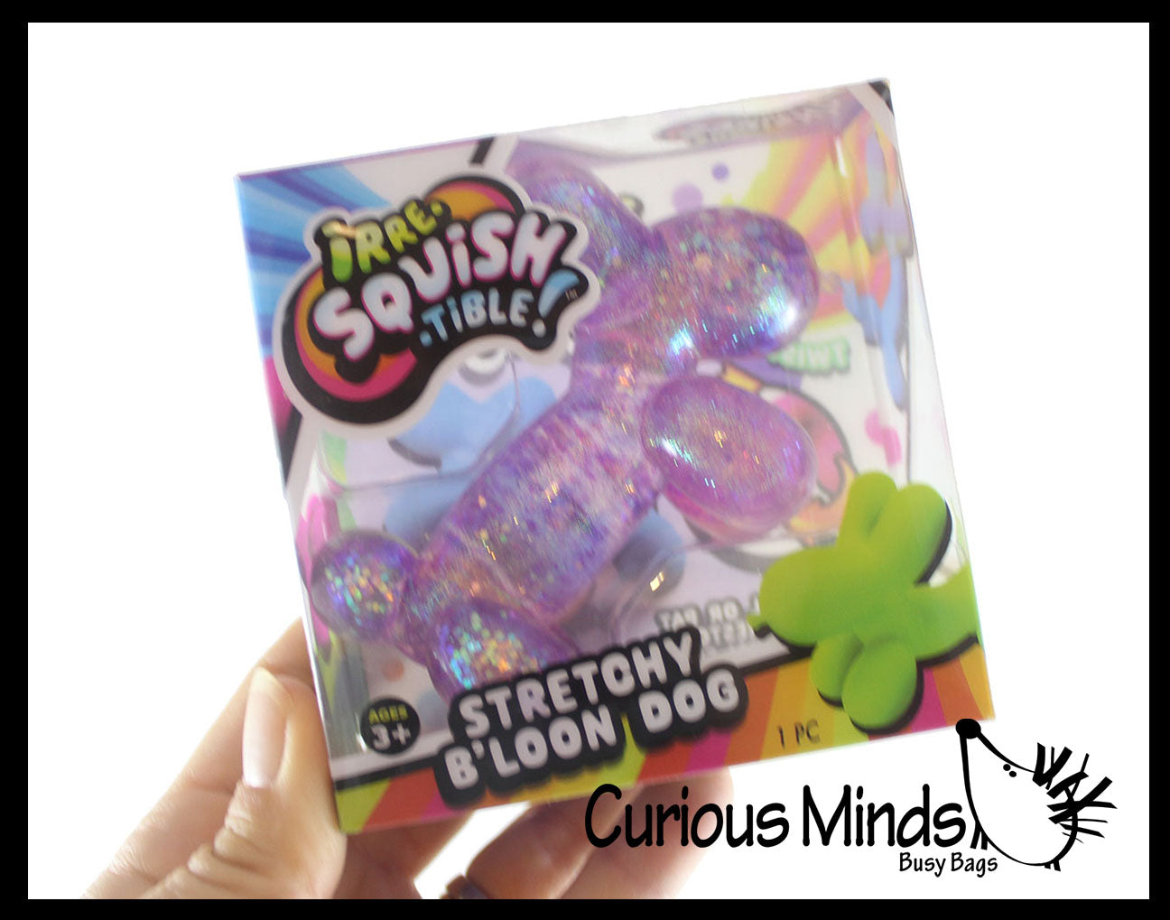 Sugar Balloon Dog Ball - Thick Glue/Gel Syrup Molasses Stretch Ball - Ultra Squishy and Moldable Slow Rise Relaxing Sensory Fidget Stress Toy