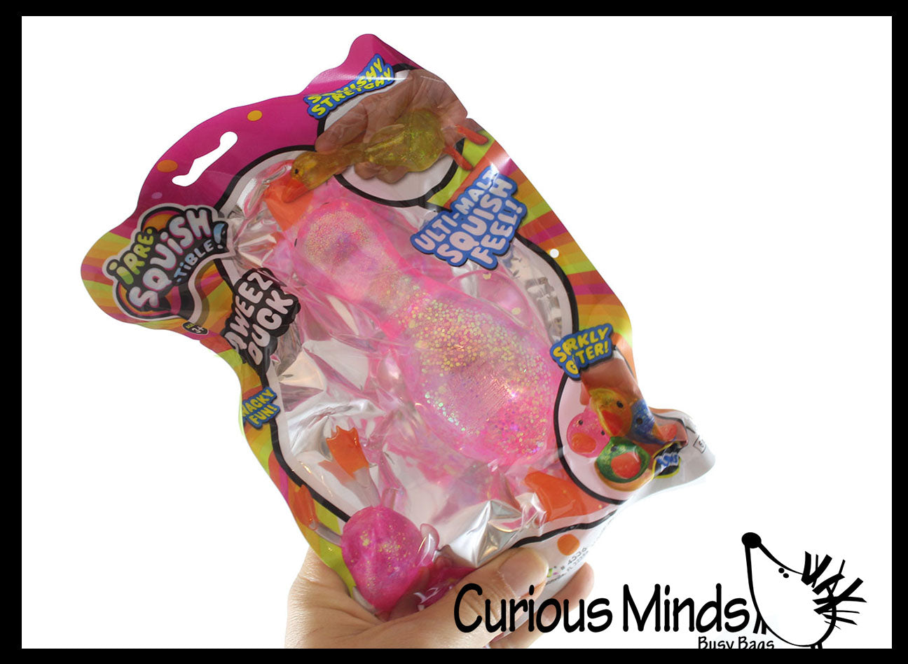 NEW - Large Duck Sugar Ball - Thick Glue/Gel Syrup Molasses Stretch Ball - Ultra Squishy and Moldable Slow Rise Relaxing Sensory Fidget Stress Toy Easter Goose