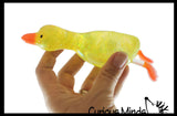 NEW - Large Duck Sugar Ball - Thick Glue/Gel Syrup Molasses Stretch Ball - Ultra Squishy and Moldable Slow Rise Relaxing Sensory Fidget Stress Toy Easter Goose