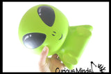 NEW - Jumbo 9" Alien Squishy Slow Rise Foam -  Sensory, Stress, Fidget Toy Memory Foam Expands