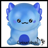 JUMBO 9.5" Axolotl Slow Rise Squishy Toys - Memory Foam Party Favors, Prizes, OT