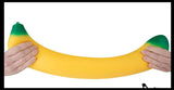 NEW - Jumbo Doh Banana Fruit Soft Fluff- Filled Squeeze Squishy Decompression Stress Balls - Sensory, Stress, Fidget Toy OT Huge