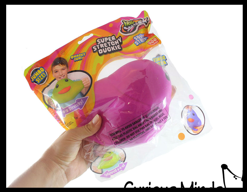 Jumbo Doh Filled Ducky - Rubber Duck Shaped Stress Squishy Ball