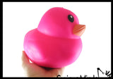 Jumbo Doh Filled Ducky - Rubber Duck Shaped Stress Squishy Ball