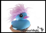 NEW - Jumbo Rubber Ducks With Colorful Hair - Rubber Duckies - Cute Novelty Prize Reward Giveaway