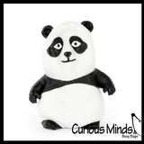 Jumbo Sand Filled Stretchy Smash Animals - Pig, Sloth, Panda, Capybara Lover Sensory Fidget Toy Weighted