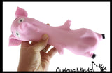 Jumbo Sand Filled Stretchy Smash Animals - Pig, Sloth, Panda, Capybara Lover Sensory Fidget Toy Weighted
