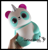 LAST CHANCE - LIMITED STOCK  - SALE - JUMBO Panda with Wings and Horn Squishy Slow Rise Foam Pet Animal Toy -  Scented Sensory, Stress, Fidget Toy Cute