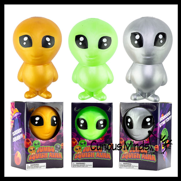 Jumbo Doh Filled Alien - Soft Stress Squishy Ball | Curious Minds Busy Bags