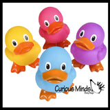 NEW - Jumbo Standing on Feet Rubber Ducks - Rubber Duckies - Cute Novelty Prize Reward Giveaway