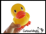 NEW - Jumbo Standing on Feet Rubber Ducks - Rubber Duckies - Cute Novelty Prize Reward Giveaway