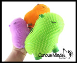NEW - Capybara Family Set of 3 Puffer Air- Filled Squeeze Stress Balls - Large Rodent  -  Sensory, Stress, Fidget Toy