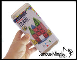 Magna-Tiles® MicroMags - Tiny Travel Sized Magnetic Blocks in Tin