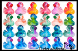 Regular 2" Marble Print Rubber Ducks - Rubber Duckies - Cute Novelty Prize Reward Giveaway