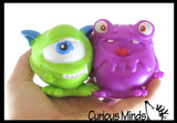 Marshmallow Monsters - Sticky Stress Balls - Ultra Soft Kneadable Fidget Squish Balls - Amazing