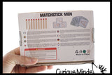 LAST CHANCE - LIMITED STOCK - SALE -Matchstick Men - Problem Solving Matching Educational Game