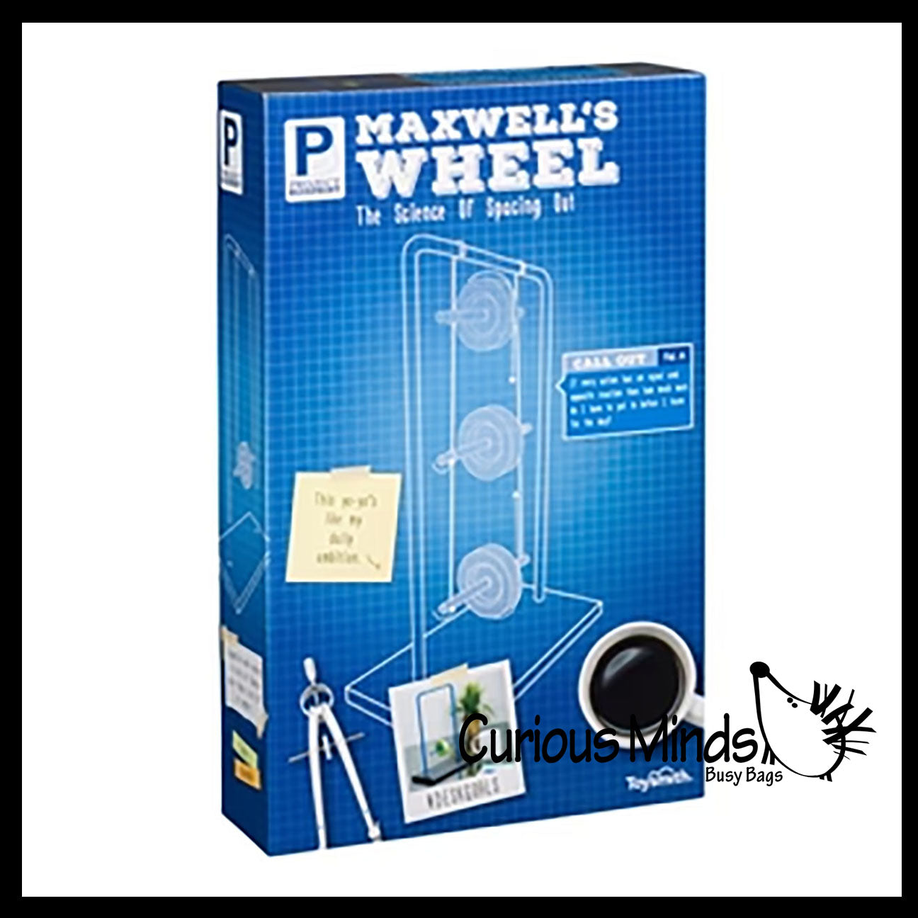 Maxwells Wheel Desk Toy - Physics Motion Toy Kinetic