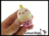 Mini Bubble Tea Drink Slow Rise Squishy Toys - Memory Foam Party Favors, Prizes, OT
