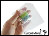 Mini Easter Slow Rise Squishy Foam Toys - Cute Squish Basket and Egg Fillers