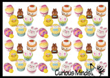Mini Easter Slow Rise Squishy Foam Toys - Cute Squish Basket and Egg Fillers