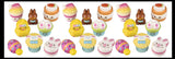 Mini Easter Slow Rise Squishy Foam Toys - Cute Squish Basket and Egg Fillers