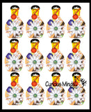 NEW - Mini Bowling Game - Marble and Pins - Tabletop Small Replica Novelty Toy Party Favor