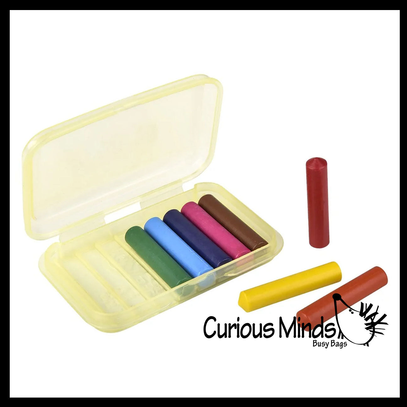 Mini Crayon Case with 8 Crayons - Tiny Cute Art Supply Kids Arts and Crafts
