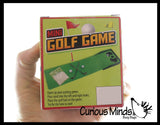 Mini Tabletop Golf Game Set - Indoor Office Table Sport Set Novelty
