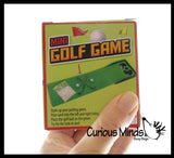 Mini Tabletop Golf Game Set - Indoor Office Table Sport Set Novelty